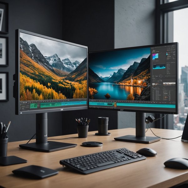 Quels sont les critères pour choisir un moniteur avec une haute résolution pour le montage vidéo 4K?